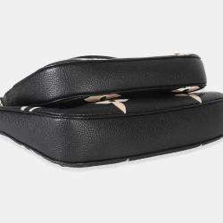 Pre Owned Louis Vuitton Black/Beige Giant Monogram Empreinte Multi Pochette Accessories
