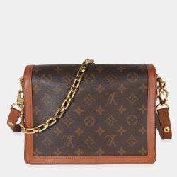 Pre Owned Louis Vuitton Reverse Monogram Canvas Dauphine MM