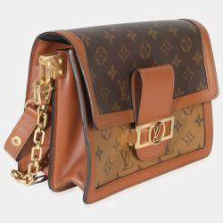 Pre Owned Louis Vuitton Reverse Monogram Canvas Dauphine MM