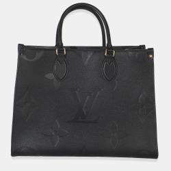 Pre Owned حقيبة لوي فيتون أون ذا غو انبرنت مونوغرام سوداء MM