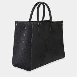 Pre Owned حقيبة لوي فيتون أون ذا غو انبرنت مونوغرام سوداء MM