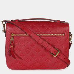 مملوكة مسبقًا Louis Vuitton Scarlet Monogram Empreinte Pochette Metis