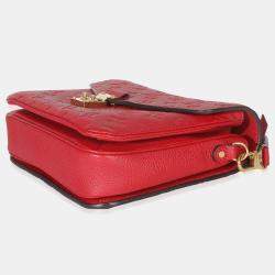 مملوكة مسبقًا Louis Vuitton Scarlet Monogram Empreinte Pochette Metis