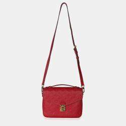 مملوكة مسبقًا Louis Vuitton Scarlet Monogram Empreinte Pochette Metis