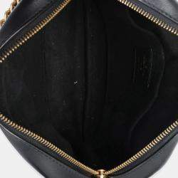 مملوكة مسبقًا حقيبة كاميرا لويس فيتون نيو ويف جلد العجل أسود