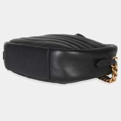 مملوكة مسبقًا حقيبة كاميرا لويس فيتون نيو ويف جلد العجل أسود