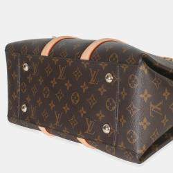 Pre Owned Louis Vuitton Monogram Canvas Soufflot MM NM