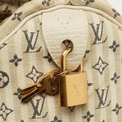 مملوكة مسبقًا Louis Vuitton Speedy 30 Dune Monogram Mini Lin Canvas Bag