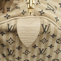 مملوكة مسبقًا Louis Vuitton Speedy 30 Dune Monogram Mini Lin Canvas Bag