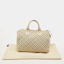 مملوكة مسبقًا Louis Vuitton Speedy 30 Dune Monogram Mini Lin Canvas Bag