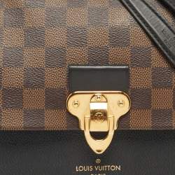 Pre Owned Louis Vuitton Vavin PM Black Damier Ebene Canvas Bag