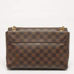 Pre Owned Louis Vuitton Vavin PM Black Damier Ebene Canvas Bag