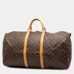 مملوكة مسبقًا حقيبة لوي فيتون كيبال باندولير مونوجرام بني 60