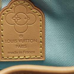 مملوكة مسبقًا Louis Vuitton Noe Nano Monogram Azur Frost Canvas Bucket Bag