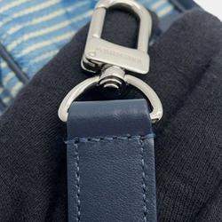 Pre Owned محفظة خارجية لويس فويتون بلو مونوجرام دينيم أكواريل هيكوري سترايبس