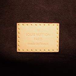 Pre Owned Louis Vuitton Brown Monogram Pochette Metis