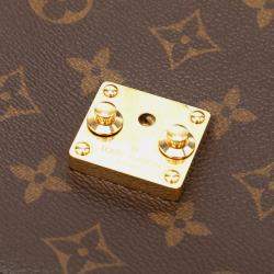 Pre Owned Louis Vuitton Brown Monogram Pochette Metis