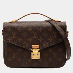 مملوكة مسبقًا Louis Vuitton Brown Monogram Pochette Metis