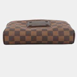 مملوكة مسبقًا Louis Vuitton Brown Damier Ebene Brooklyn Bum Bag