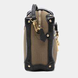 مملوكة مسبقًا حقيبة لوي فيتون سودا وبنية بيتيت مال سوفت بحجم كبير