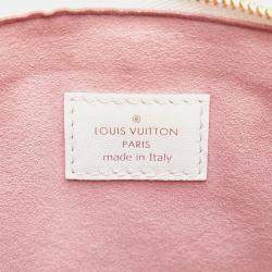 Pre Owned Louis Vuitton White Monogram Garden Coussin PM