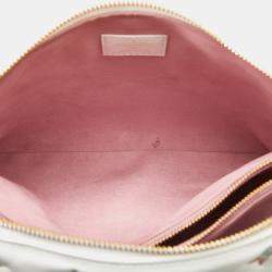 Pre Owned Louis Vuitton White Monogram Garden Coussin PM