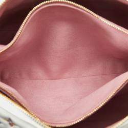 Pre Owned Louis Vuitton White Monogram Garden Coussin PM