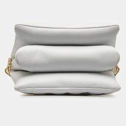 Pre Owned Louis Vuitton White Monogram Garden Coussin PM