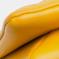 مملوكة مسبقًا حقيبة لوي فيتون كوسان برينت مونوغرام صفراء