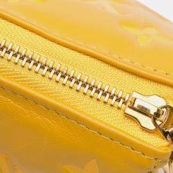 مملوكة مسبقًا حقيبة لوي فيتون كوسان برينت مونوغرام صفراء