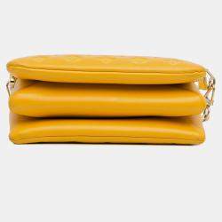 مملوكة مسبقًا حقيبة لوي فيتون كوسان برينت مونوغرام صفراء