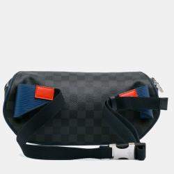 مملوكة مسبقًا حقيبة خصر لويس فويتون بوم إبى دامييه جرافيت أزرق