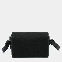 Pre Owned محفظة لويس فيتون بلاك مونوغرام تاوريون ستيمر المحمولة