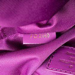 Pre Owned Louis Vuitton Purple Monogram Denim Outdoor Bumbag
