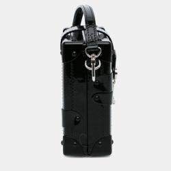 Pre Owned Louis Vuitton Black Sequins Petite Malle