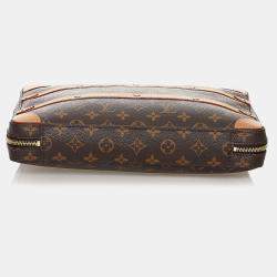 Pre Owned Louis Vuitton Brown Monogram Soft Trunk Messenger MM