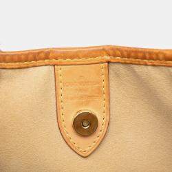 Pre Owned Louis Vuitton White Damier Azur Galliera PM