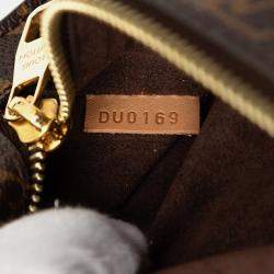 Pre Owned Louis Vuitton Brown Monogram Pochette Metis