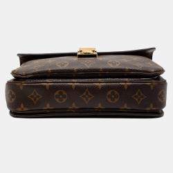 Pre Owned Louis Vuitton Brown Monogram Pochette Metis