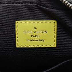 مملوكة مسبقًا Louis Vuitton Black Epi Damier Graphite Danube Slim