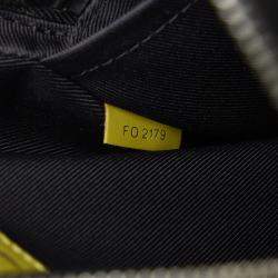 مملوكة مسبقًا Louis Vuitton Black Epi Damier Graphite Danube Slim