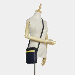 مملوكة مسبقًا Louis Vuitton Black Epi Damier Graphite Danube Slim