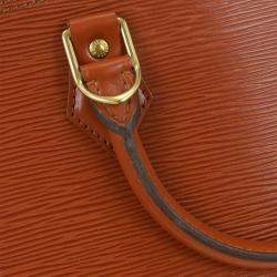 Pre Owned Louis Vuitton Brown Epi Alma Handbag