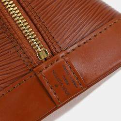 Pre Owned Louis Vuitton Brown Epi Alma Handbag
