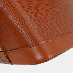 Pre Owned Louis Vuitton Brown Epi Alma Handbag