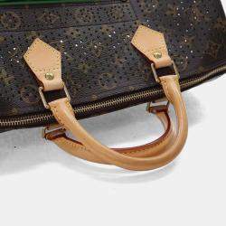 Pre Owned Louis Vuitton Perforated Monogram Speedy 30