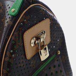 Pre Owned Louis Vuitton Perforated Monogram Speedy 30