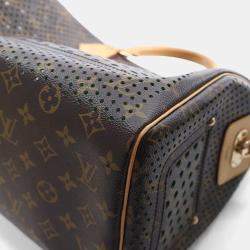 Pre Owned Louis Vuitton Perforated Monogram Speedy 30