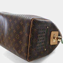 Pre Owned Louis Vuitton Perforated Monogram Speedy 30