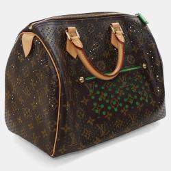 Pre Owned Louis Vuitton Perforated Monogram Speedy 30